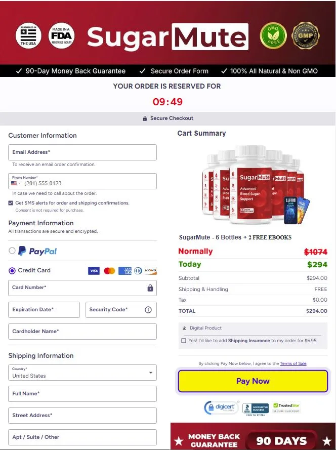 Secure Checkout Form